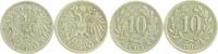 RDR - Österreich Lot von 2 Stücken Franz Joseph I. 1848-1916 -