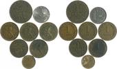 Niederlande Lot von 8 Stücken Willem III. 1849-1890 -