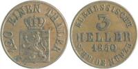 Hessen-Kassel 3 Heller Friedrich Wilhelm I. 1847-1866 -