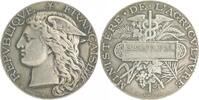 Frankreich Silbermedaille Prämienmedaille des Landwirtschaftsministeriums für die Ausstellung in Angers -