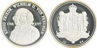 Brandenburg in den Marken - Preussen Silbermedaille auf König Friedrich Wilhelm II. -