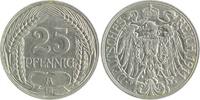Kaiserreich 25 Pfennig 1911 A ss