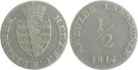 Sachsen-Meiningen 1/2 Kreuzer Bernhard Erich Freund unter Vormundschaft 1803-1821 -