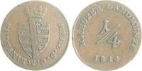 Sachsen-Meiningen 1/4 Kreuzer Bernhard Erich Freund unter Vormundschaft 1803-1821 -