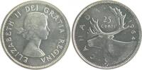 Kanada 25 Cents Elisabeth II. 1952-2022 -