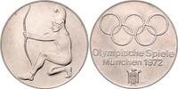 Sport Silbermedaille offizielle Medaille der Olympischen Spiele 1972 in München - Bogenschütze -