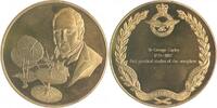 Luftfahrt Bronzemedaille auf Sir George Cayley (1773-1857) -