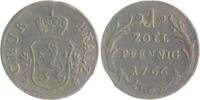 Pfalz - Kurpfalz 1 Zollpfennig Karl Theodor 1743-1799 -