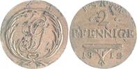 Schwarzburg-Rudolstadt 2 Pfennig Friedrich Günther unter Vormundschaft 1807-1814 -