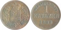 Schwarzburg-Rudolstadt 1 Kreuzer Friedrich Günther 1814-1867 -