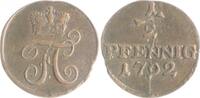 Schwarzburg-Rudolstadt 1/2 Pfennig Friedrich Carl 1790-1793 -
