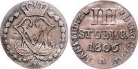 Berg Kupferabschlag von 3 Stüber Maximilian IV. Joseph 1799-1806 -
