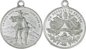 Schweizer Schützenmedaillen Weißmetallmedaille (v. Lauer) Tir federal Geneve -