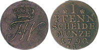 Preussen 1 Pfennig Friedrich Wilhelm II. 1786-1797 -