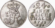 Brandenburg in den Marken - Preussen 1/24 Taler Friedrich II. der Große 1740-1786 -