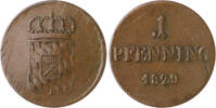 Bayern Pfennig Ludwig I. 1825-1848 -