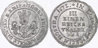 Jever Zinnabschlag des 1/3 Talers Karl Wilhelm von Anhalt-Zerbst 1667-1718 -