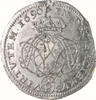 Jever Einseitiger Zinnabschlag des 2/3 Taler Karl Wilhelm von Anhalt-Zerbst 1667-1718 -