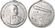 Medaillen - Luftfahrt Aluminium-Medaille Excellenz Graf Zeppelin / Der Besieger der Lüfte -