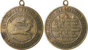 Medaillen - Luftfahrt Bronzemedaille auf den Jahrestag der Luftbrücke Berlin-Tempelhof -