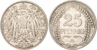 Kaiserreich 25 Pfennig Kleinmünzen -