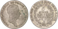 Brandenburg-Preußen 1/6 Taler Friedrich Wilhelm III. (1797-1840) -