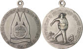 Versilberte Bronzemedaille 1924 Köln (v. HPSK) auf die Jubiläumsausstellung des landwirtschaftlichen Vereins ss-vz