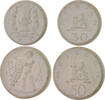 Lot von 2 Stücken 1921 Sachsen-Meißen Porzellanmünzen f.vz