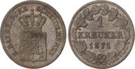Bayern 1 Kreuzer Ludwig II. 1864-1886 -