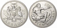 Barbados 10 Dollars 1980 Pl