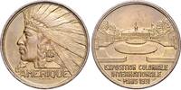 USA Bronzemedaille auf die Kolonialausstellung in Paris -
