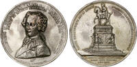 Versilberte Bronzemedaille 1840 Brandenburg/-Preußen (Friedrich II. 1740-1786) ss