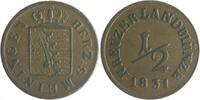 Sachsen-Meiningen 1/2 Kreuzer Bernhard Erich Freund 1821-1866 -