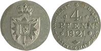 Schaumburg-Lippe 4 Pfennig Georg Wilhelm 1807-1860