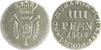 Schaumburg-Lippe 4 Pfennig Georg Wilhelm unter Vormundschaft 1787-1807