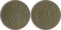 Dänemark 5 Öre Frederik VIII. 1906-1912