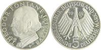 Bundesrepublik Deutschland - BRD 5 Deutsche Mark (DM) Theodor Fontane