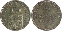 Brandenburg in den Marken - Preussen 2 Pfennige Wilhelm I. 1861-1888