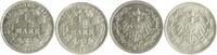 Lot 1917 G, F Kaiserreich  vz-st und vz, Lichtenr.Präg.
