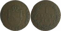 Baden 1 Kreuzer Carl Ludwig Friedrich 1811-1818