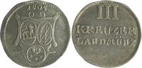 Löwenstein-Wertheim 3 Kreuzer Gemeinschaftsprägungen 1765-1806