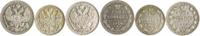 Russland Lot von 3 Stücken