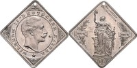 Allgemein Medaille, versilbert 1981 a.d. 20-jährige Friedensfeier vz-st, Rs:kl.Kr.i.F., m.orig.Loch