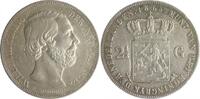 Niederlande 2 1/2 Gulden Willem III. 1849-1890