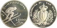 San Marino 1000 Lire Olympische Spiele 1994 in Lillehammer - Skiabfahrt