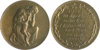 Not und Teuerung Bronzmedaille a.d. Inflation in Sachsen mit Preisen April 1923 -