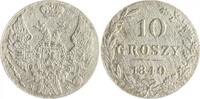 Polen 10 Groszy Nikolay I. von Rußland 1825-1855