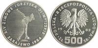 Polen 500 Zloty - Probe Olympische Spiele 1984 in Sarajewo - Eisschnellauf