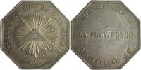 Frankreich Silbermedaille, achteckig Henri V. 1832-1873