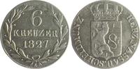Nassau 6 Kreuzer Wilhelm 1816-1839